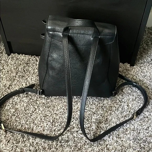 Kate Spade Black and Cream Checkered Backpack - Picture 5 of 5